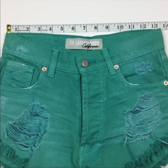 The Laundry Room California Distressed Jean shorts - Picture 3 of 6